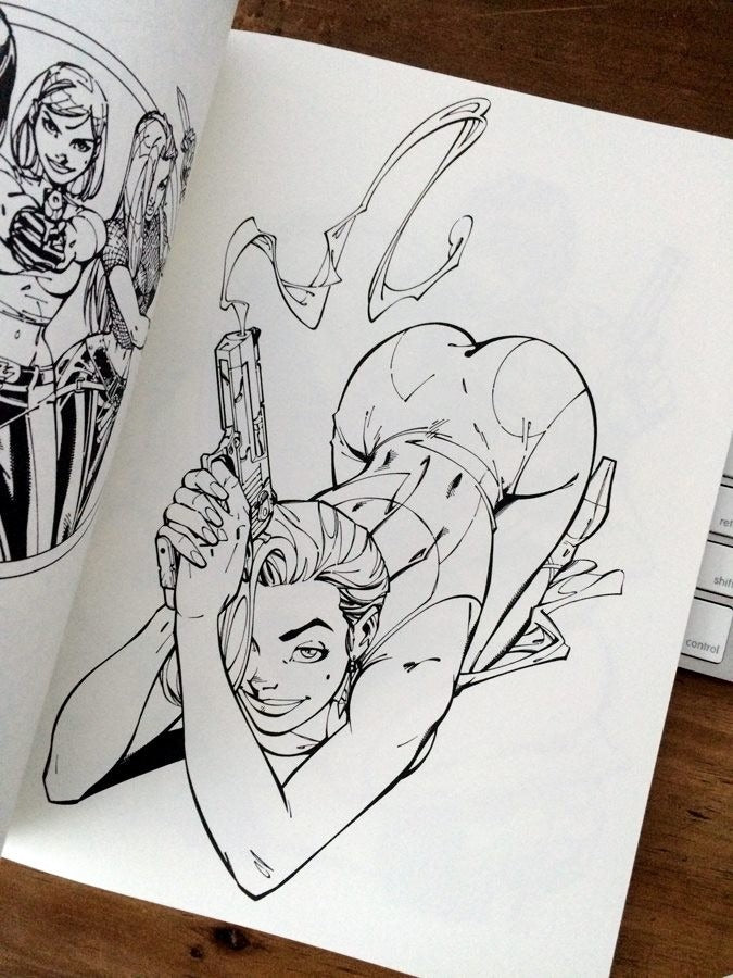 Libro - Danger Girl Permission Coloring Scott Campbell