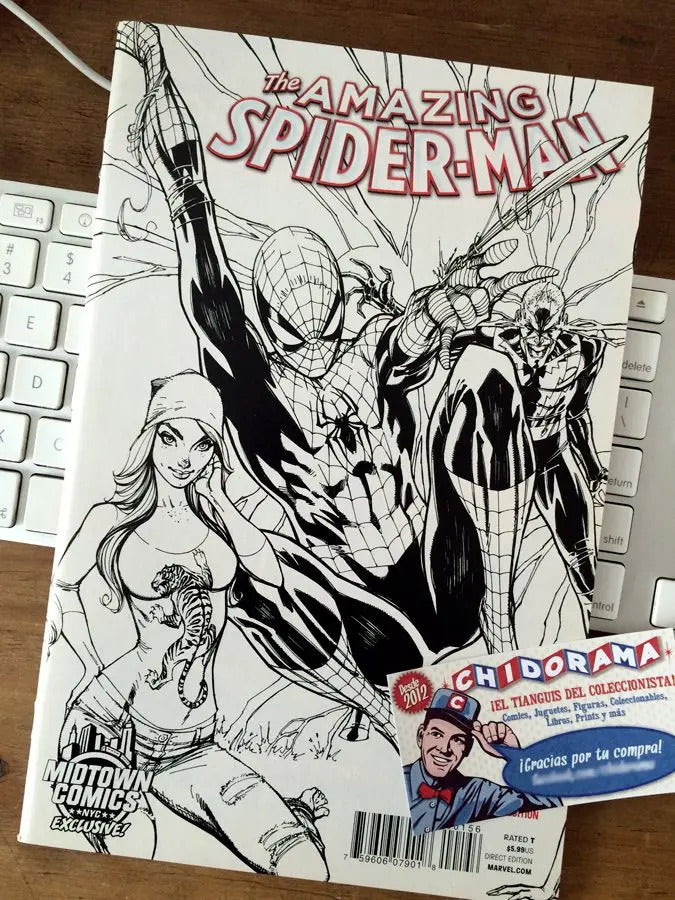 Comic - Amazing Spider-man #1 Midtown Sketch Scott Campbell