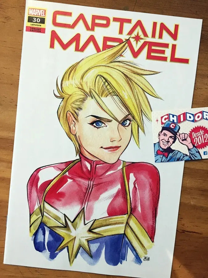 Comic - Captain Marvel #30 Peach Momoko