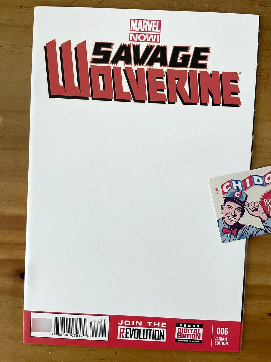 Comic - Savage Wolverine #6 Blank Variant