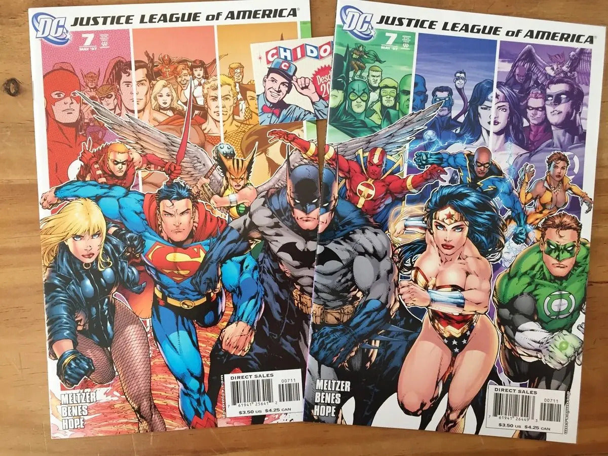 Comic Set - Justice League Of America #7 Ed Benes Connecting