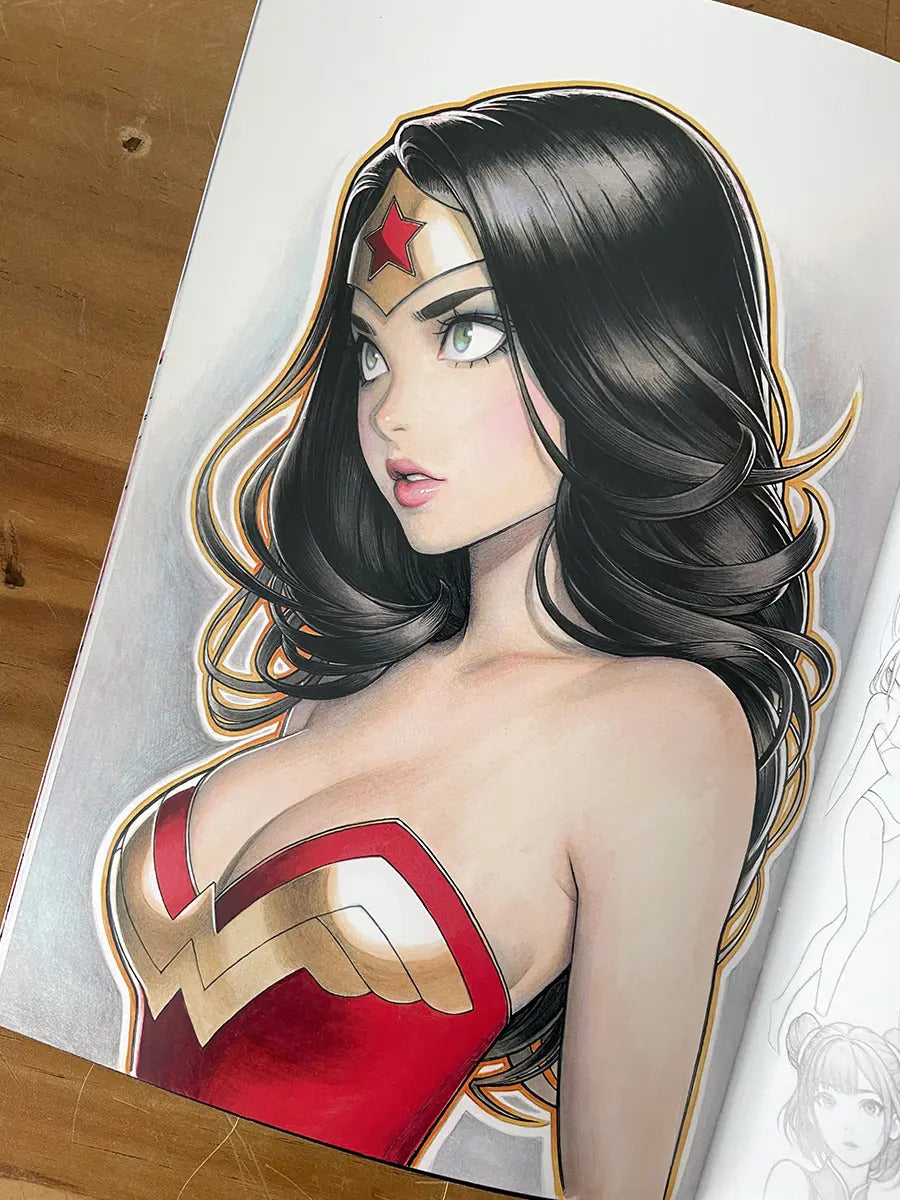 Sketchbook - Blend 5 Warren Louw Invisible Woman Signed