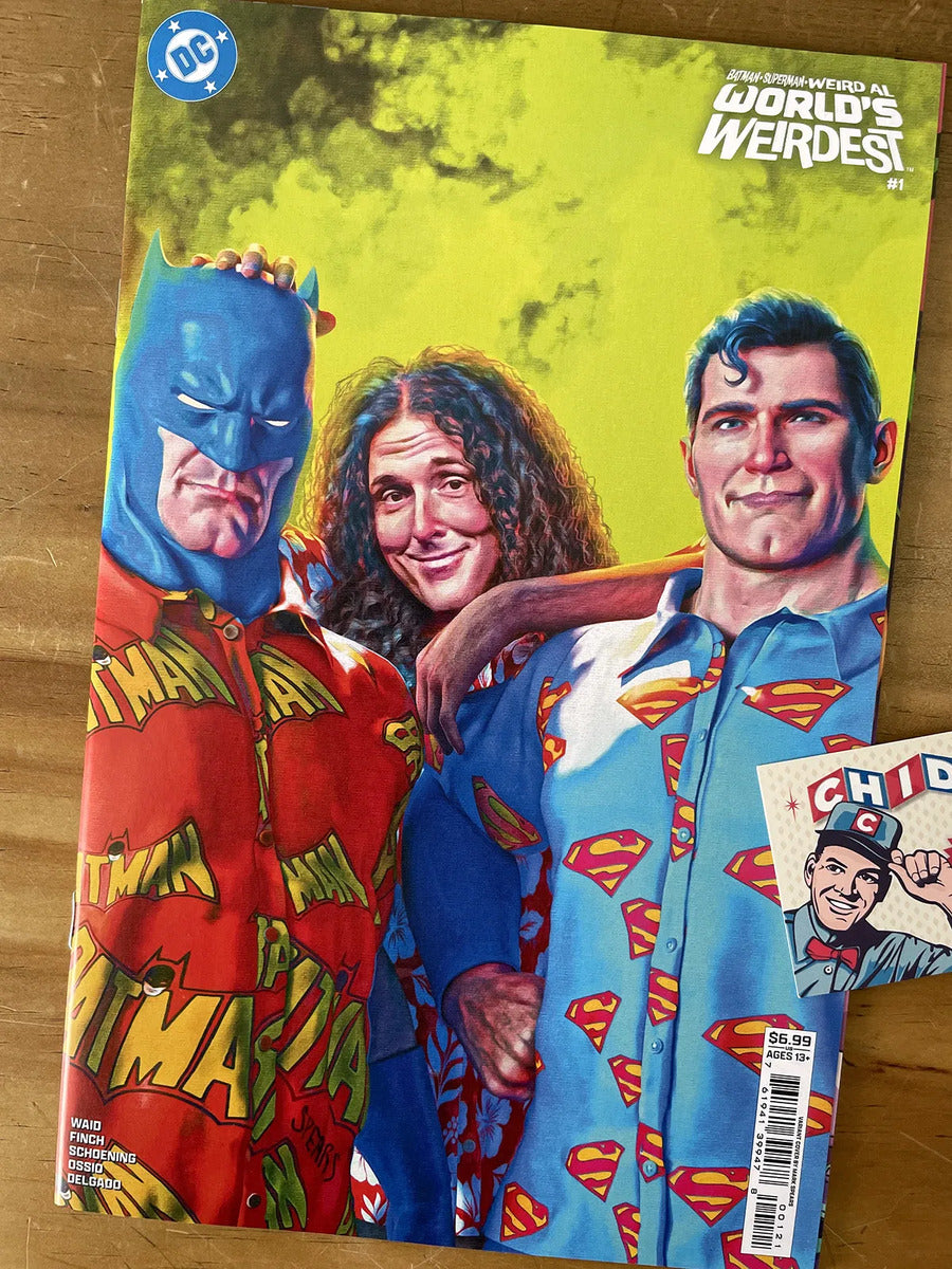 Comic - Batman Superman Weird Al Worlds Weirdest #1 Spears
