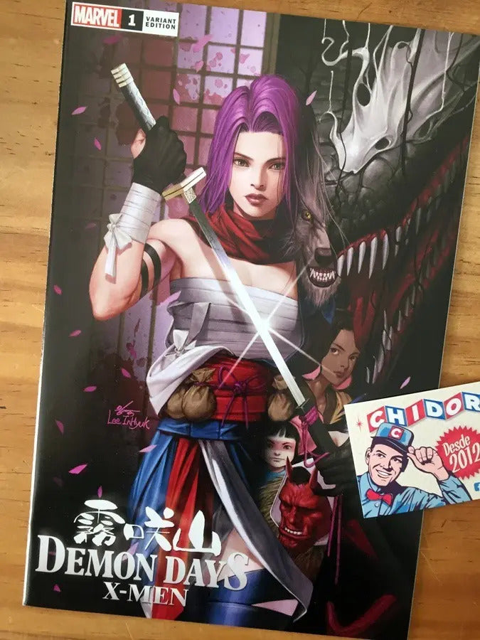 Comic - Demon Days X-men #1 Inhyuk Lee Variant Psylocke