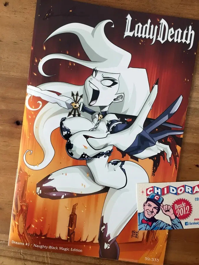 Comic - Lady Death Dreams #1 Mendoza Naughty Variant