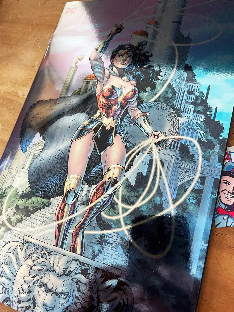 Comic - Dawn Of The Dc Wonder Woman #1 Jim Lee Foil Sexy