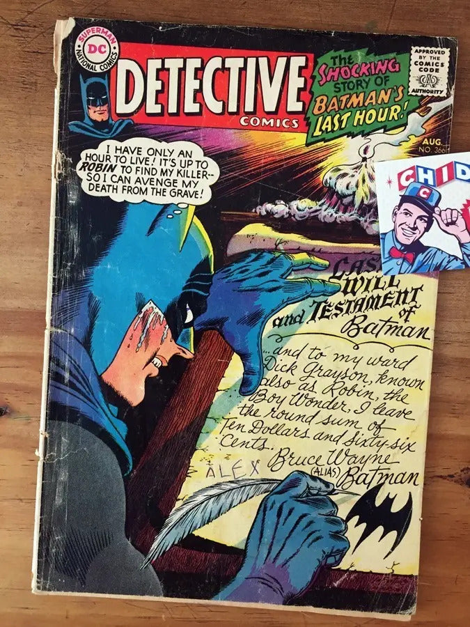 Comic - Detective Comics #366 Batman Robin Fair