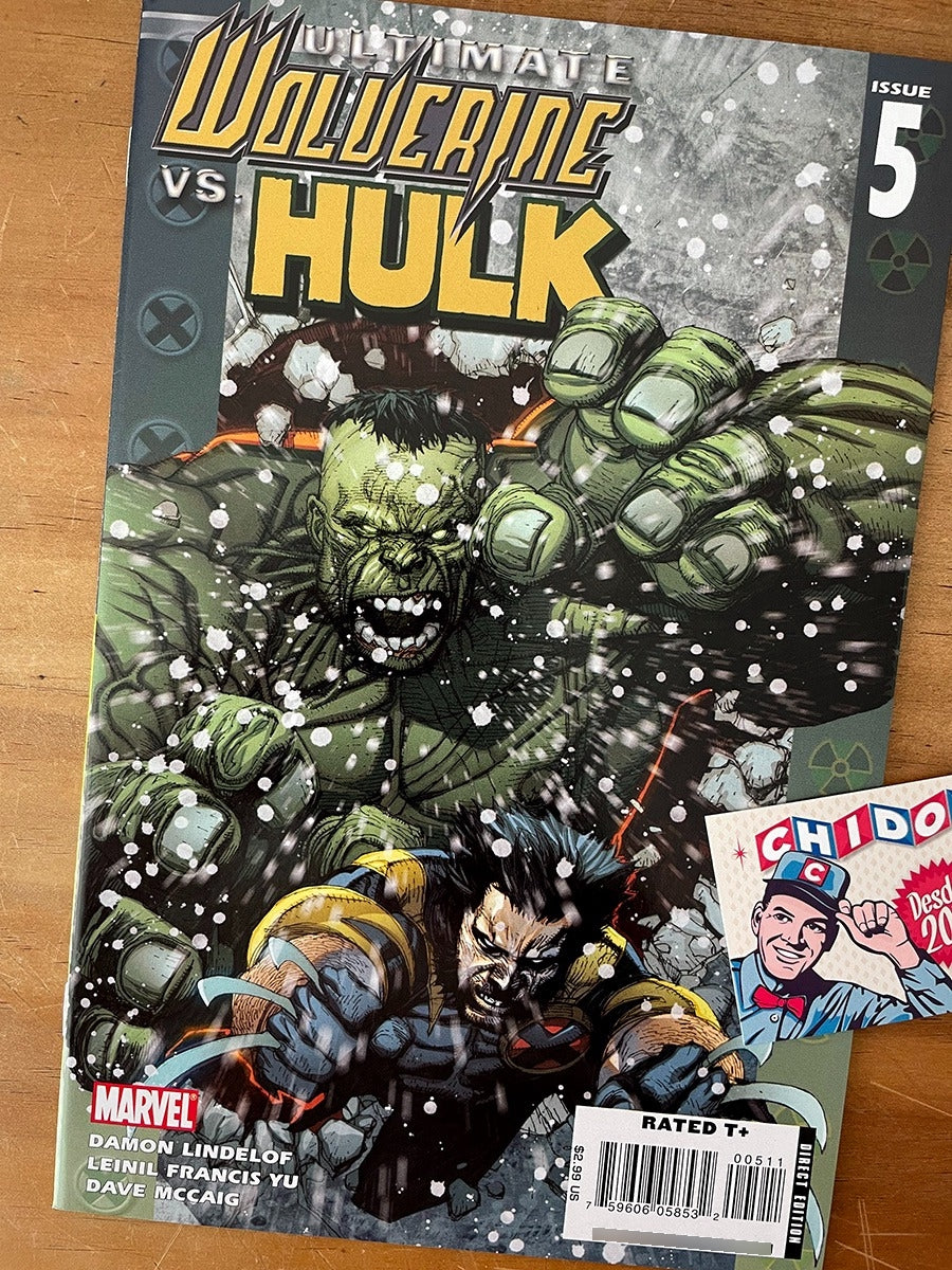 Comic Set - Ultimate Wolverine Vs Hulk
