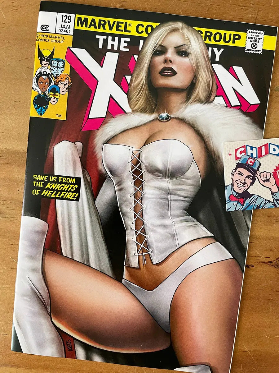 Comic - Uncanny X-men 129 Szerdy Emma Frost White Queen Sexy