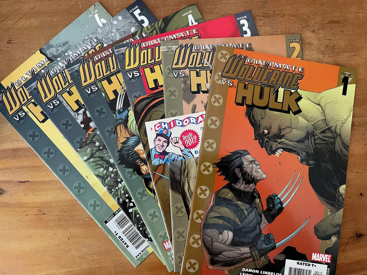 Comic Set - Ultimate Wolverine Vs Hulk
