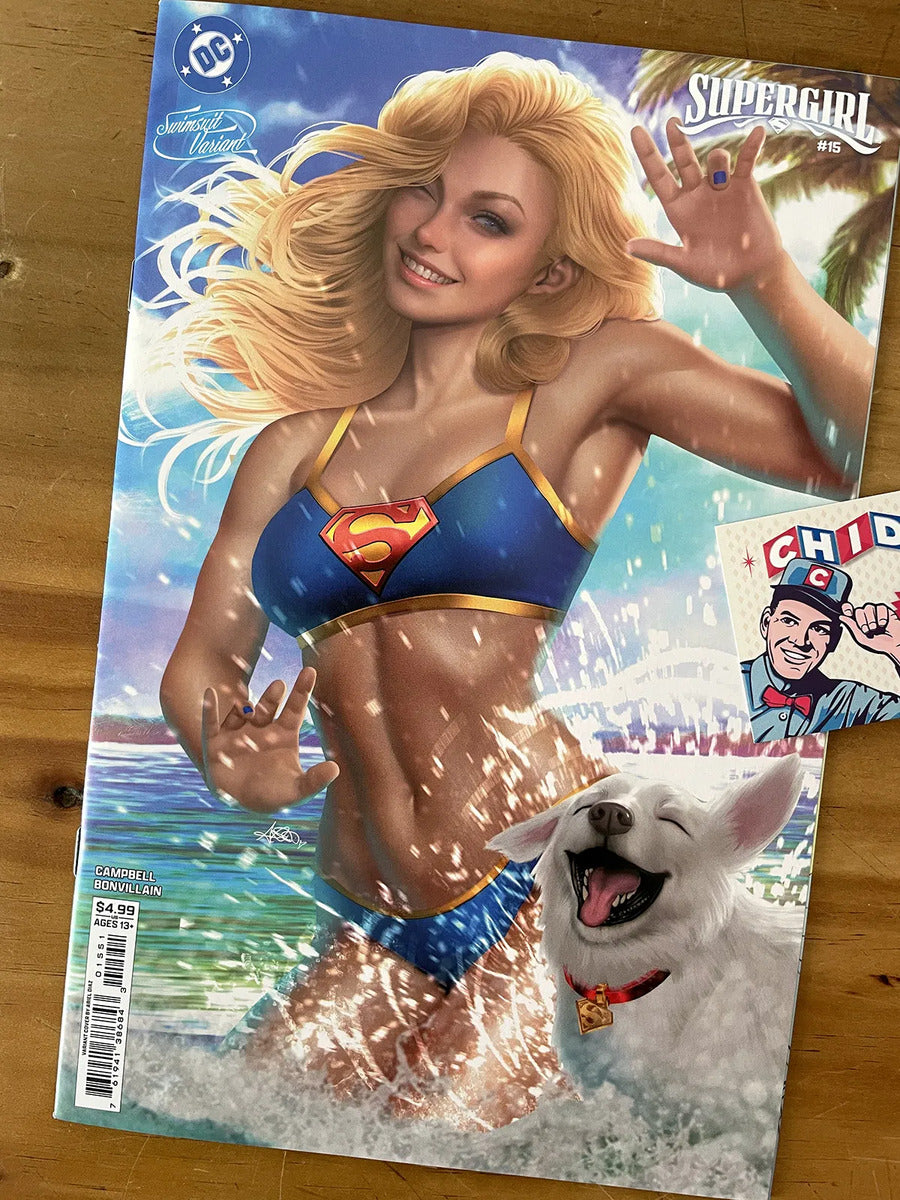 Comic - Supergirl #15 Ariel Diaz Swimsuit Variant