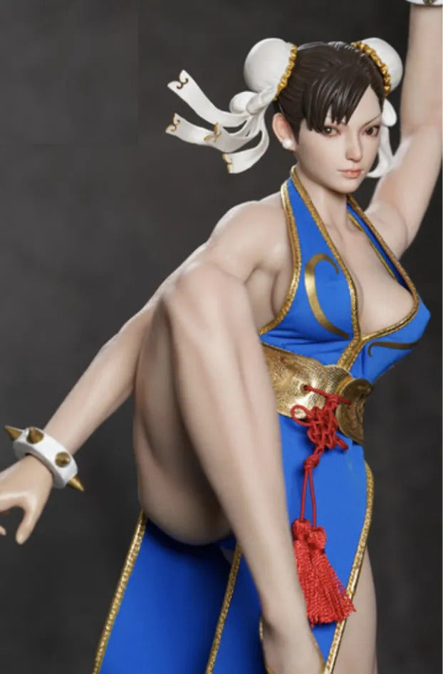 Figura - Chun-li Street Fighter Traje Azul P023b Play Toy
