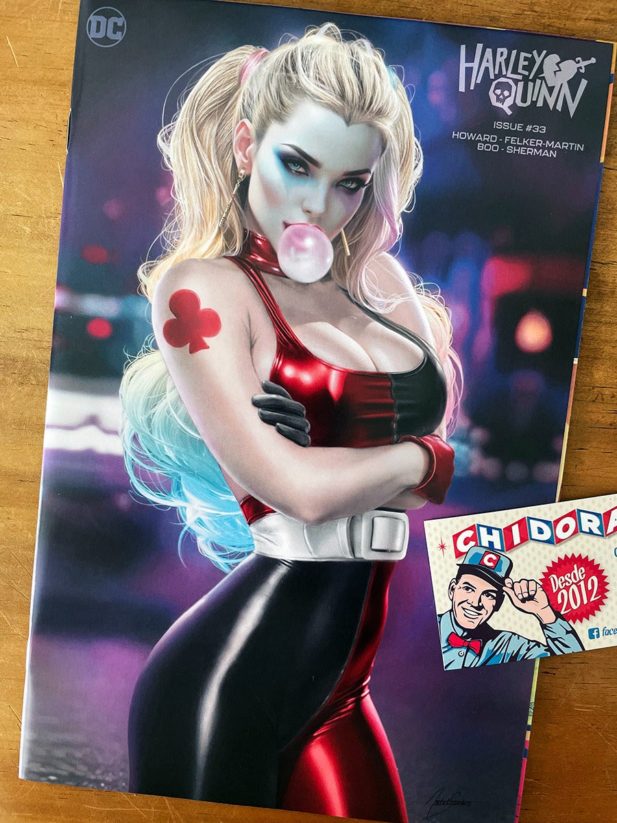 Comic - Harley Quinn #33 Sexy Natali Sanders Minimal Variant