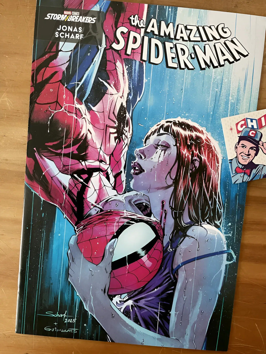 Comic - Amazing Spider-man #25 Mj Kiss Jonas Scharf