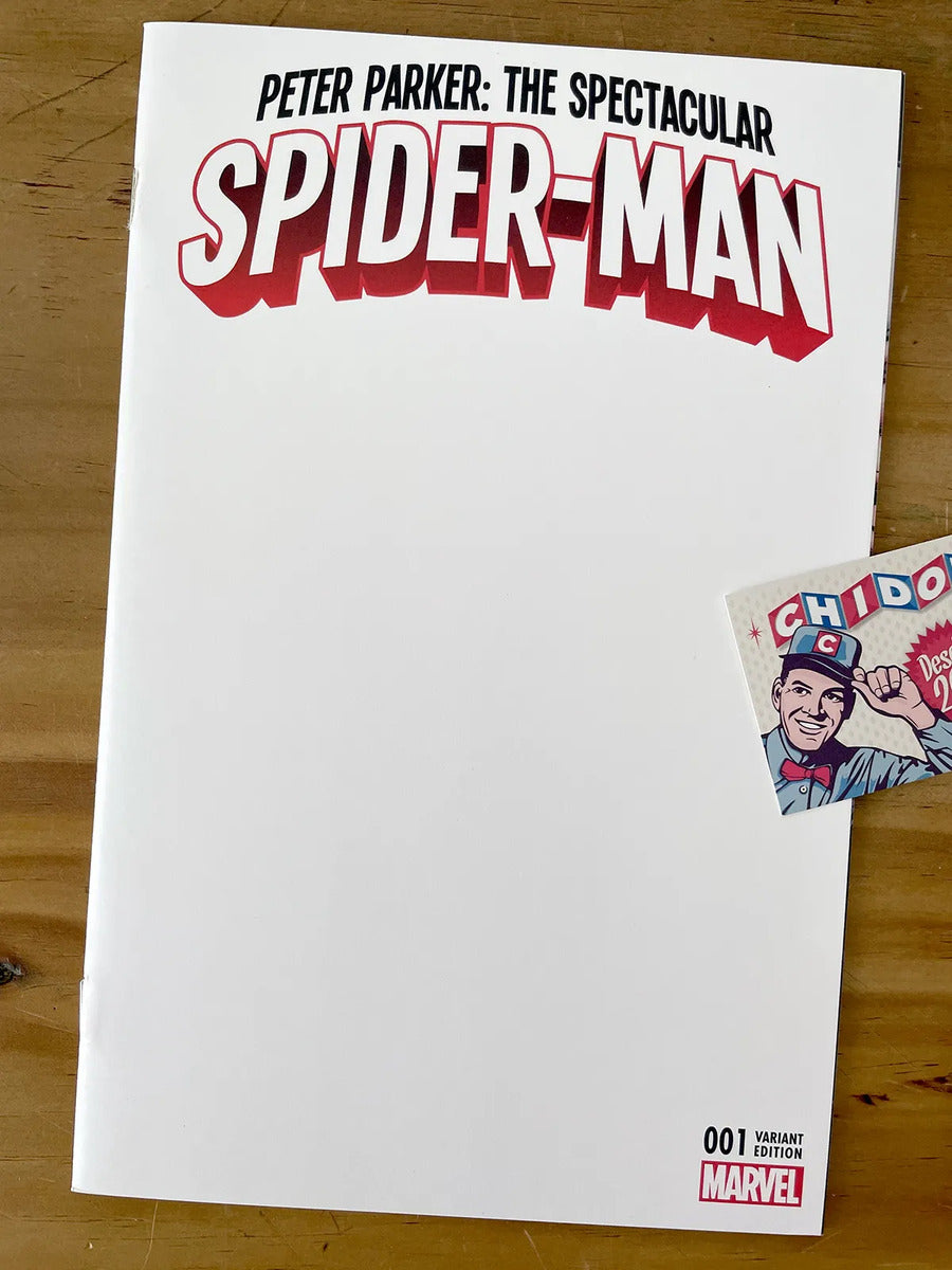 Comic - Spectacular Spider-man #1 Peter Parker Blank Variant