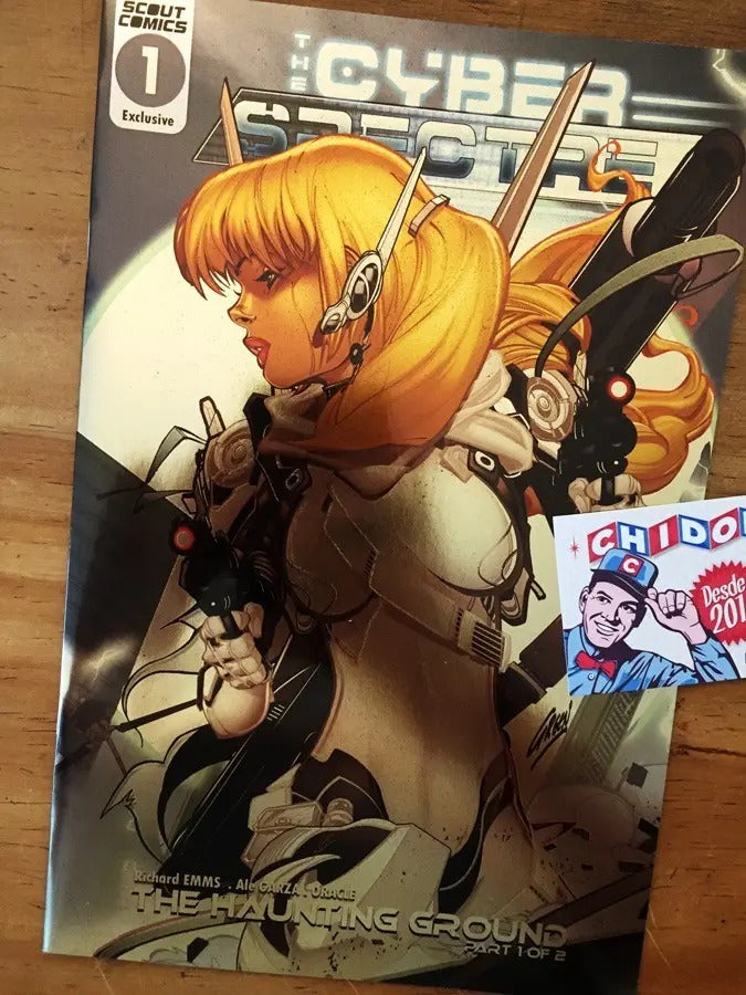 Comic - Cyber Spectre #1 Chrome Cover Paul Green