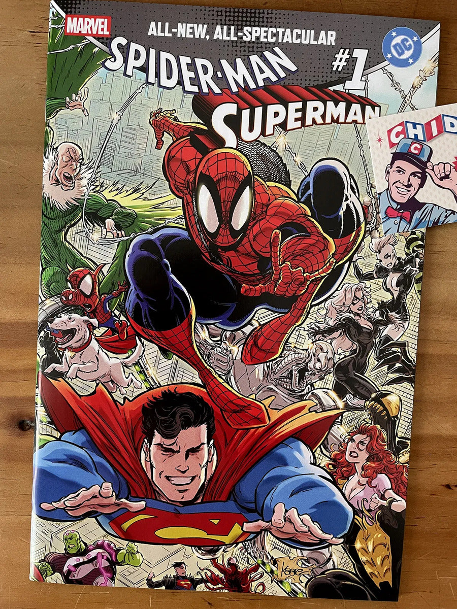 Comic - Superman Vs Spider-man #1 Kaare Andrews Wraparound