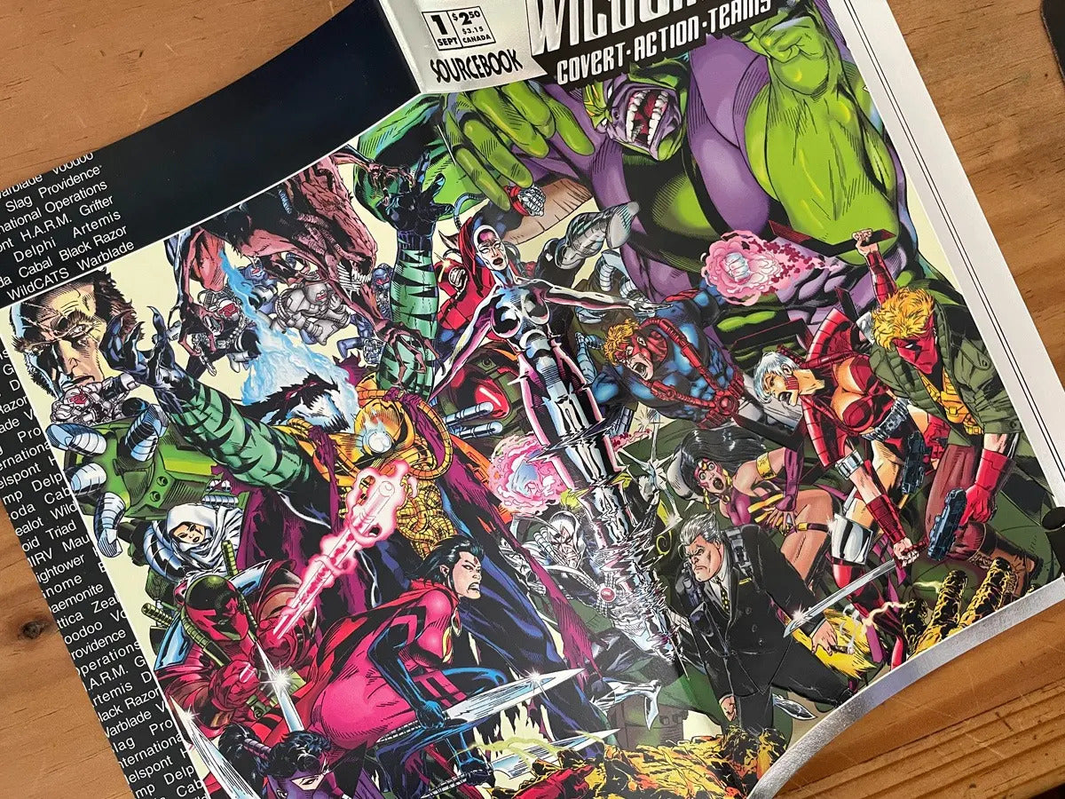 Comic - Wildc.a.t.s. Sourcebook #1 Foil Wildcats