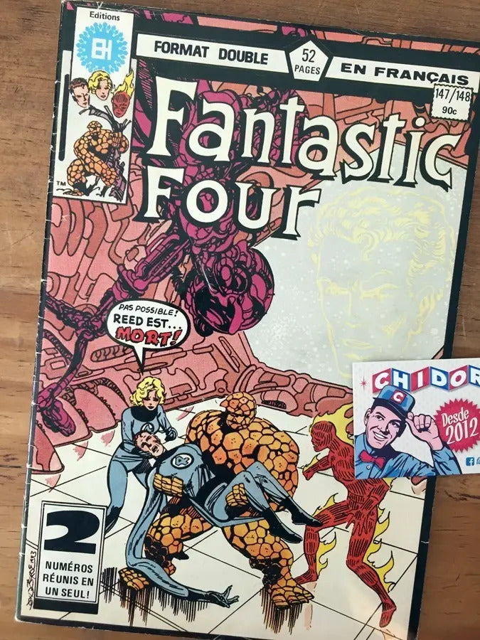 Comic - Fantastic Four #147 #148 Francés Marvel