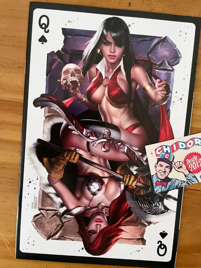 Comic - Vampirella Vs Red Sonja #3 Josh Burns Sexy Virgin B