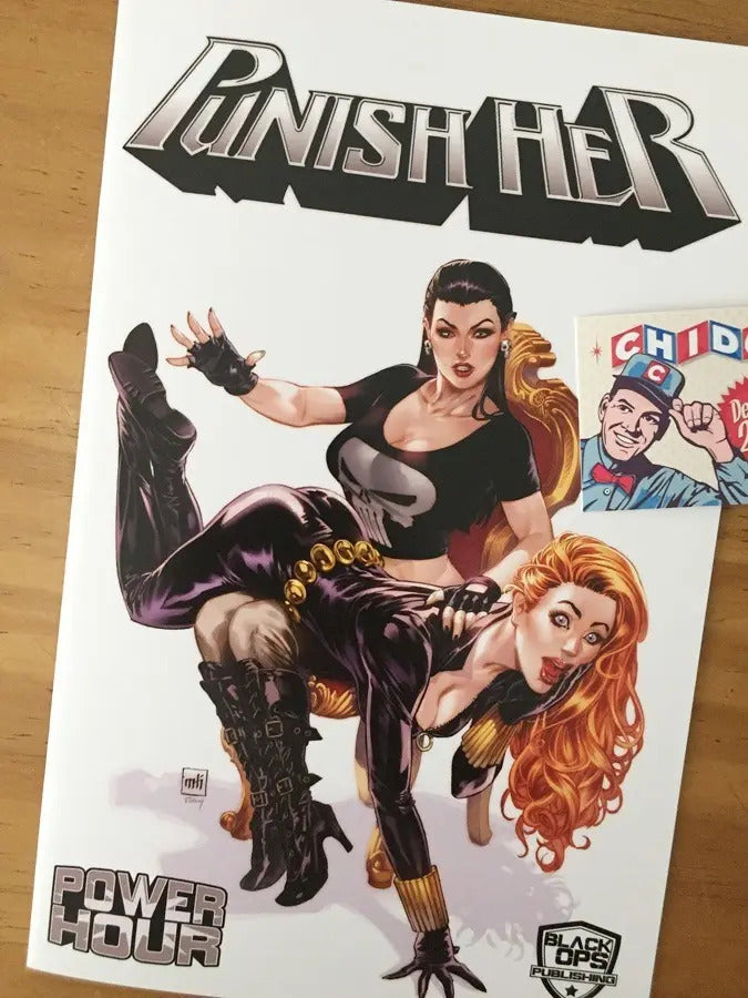Comic - Power Hour #0 Punish Her Mike Krome Black Widow Sexy