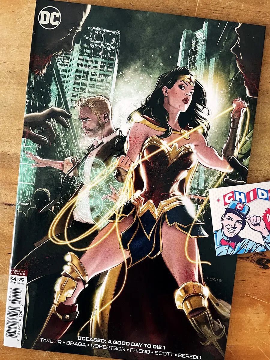 Comic - Dceased A Good Day To Die #1 Kaare Andrews Wonder W