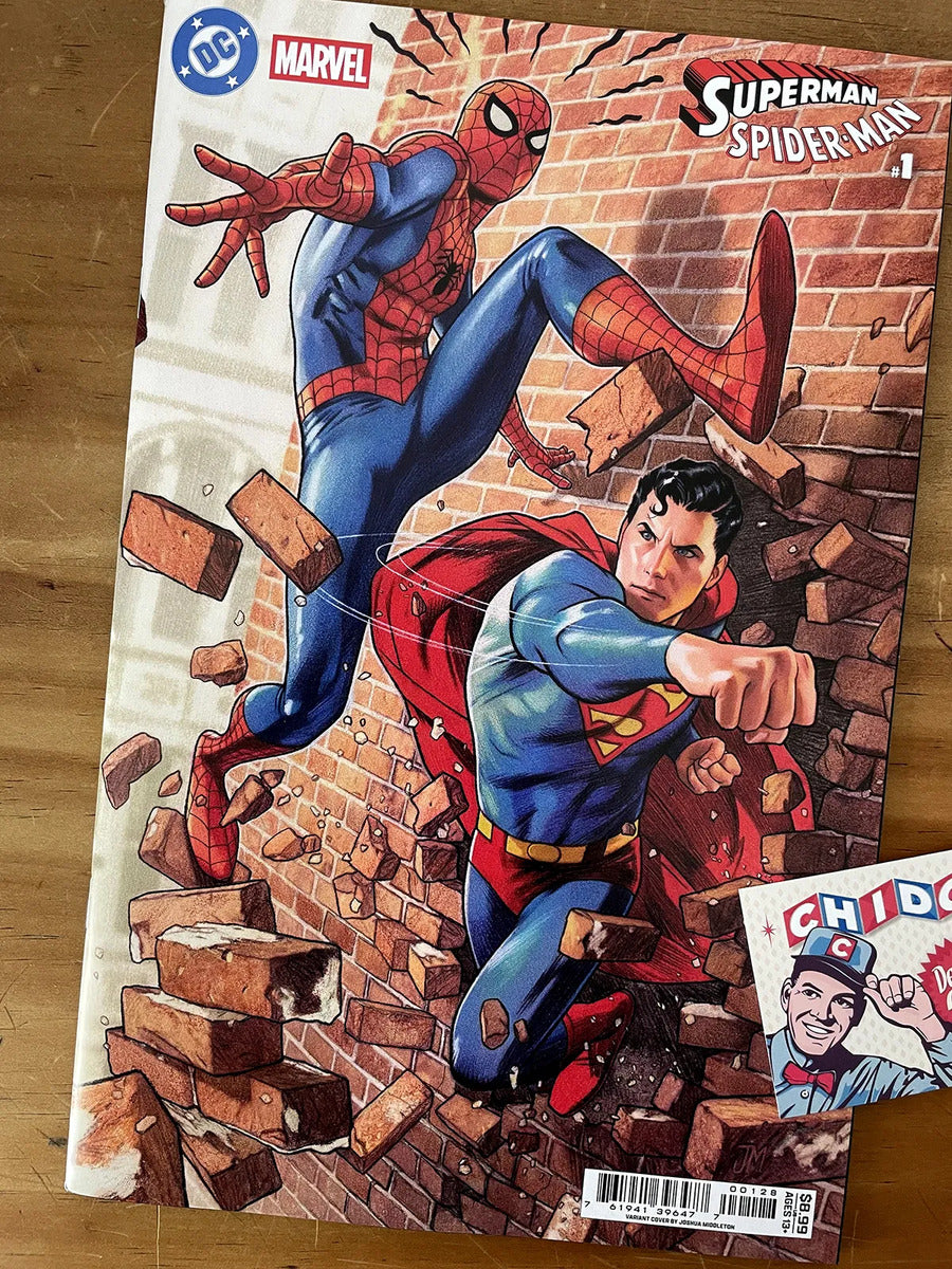 Comic - Superman Spider-man #1 Joshua Middleton Variant