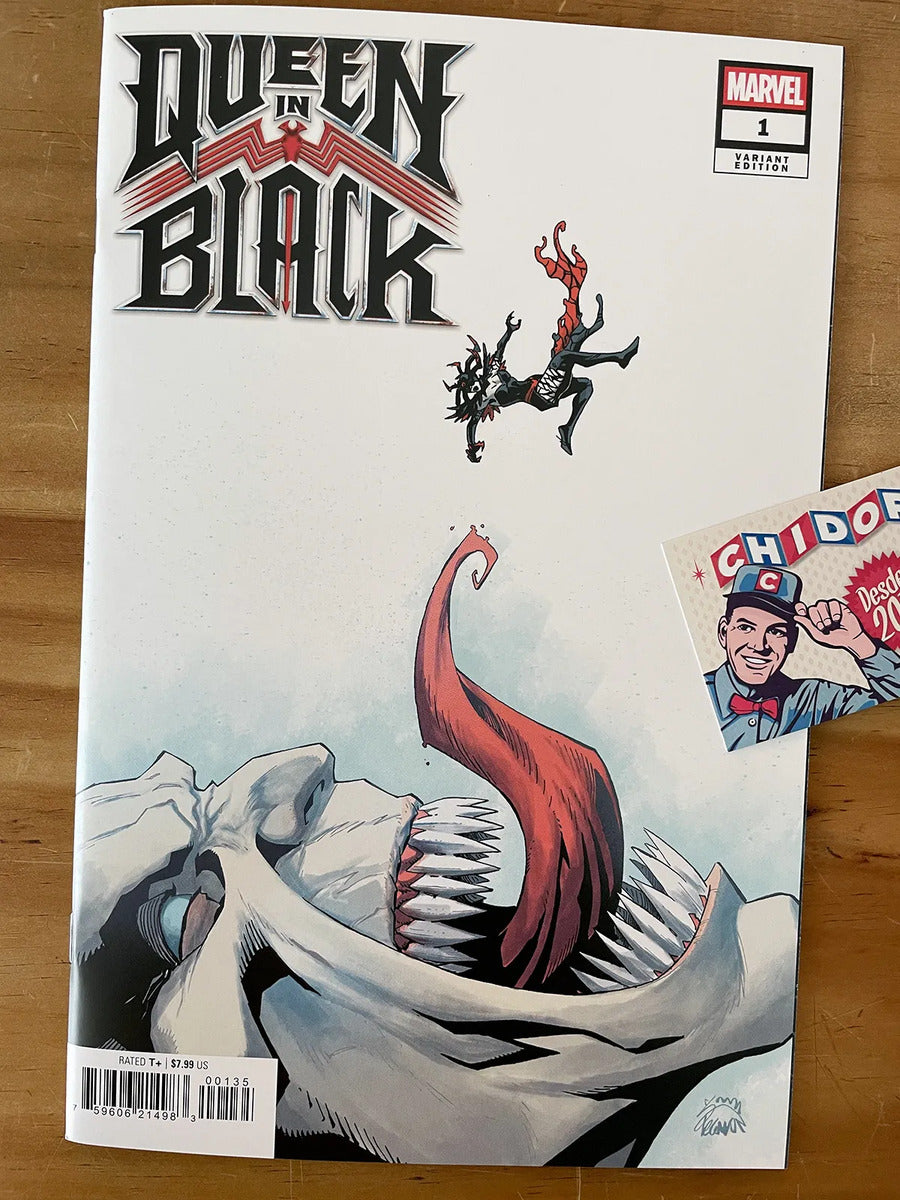 Comic - Queen In Black #1 Stegman Variant Spider-man