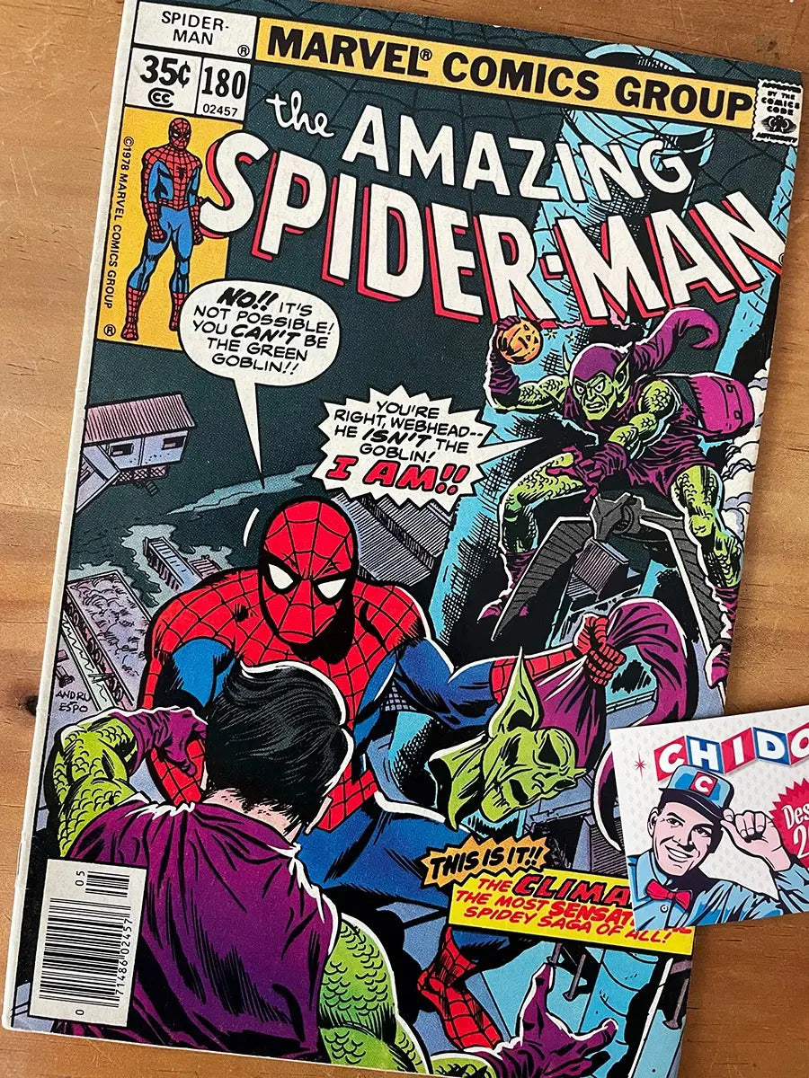 Comic - Amazing Spider-man #180 Ross Andru Green Goblin