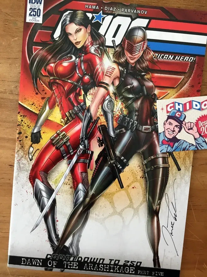 Comic - G.i. Joe #250 Tyndall Variant Firmada