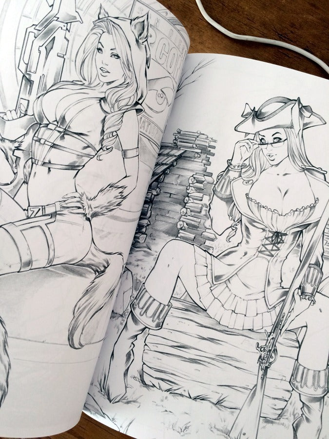 Comic Sketchbook - Lines Vol. 1 Elias Chatzoudis Firma Sexy