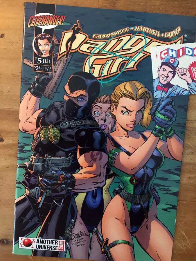 Comic - Danger Girl #5 Scott Campbell Another Universe Sexy