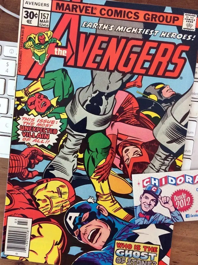 Comic - Avengers #157 Jack Kirby Stan Lee