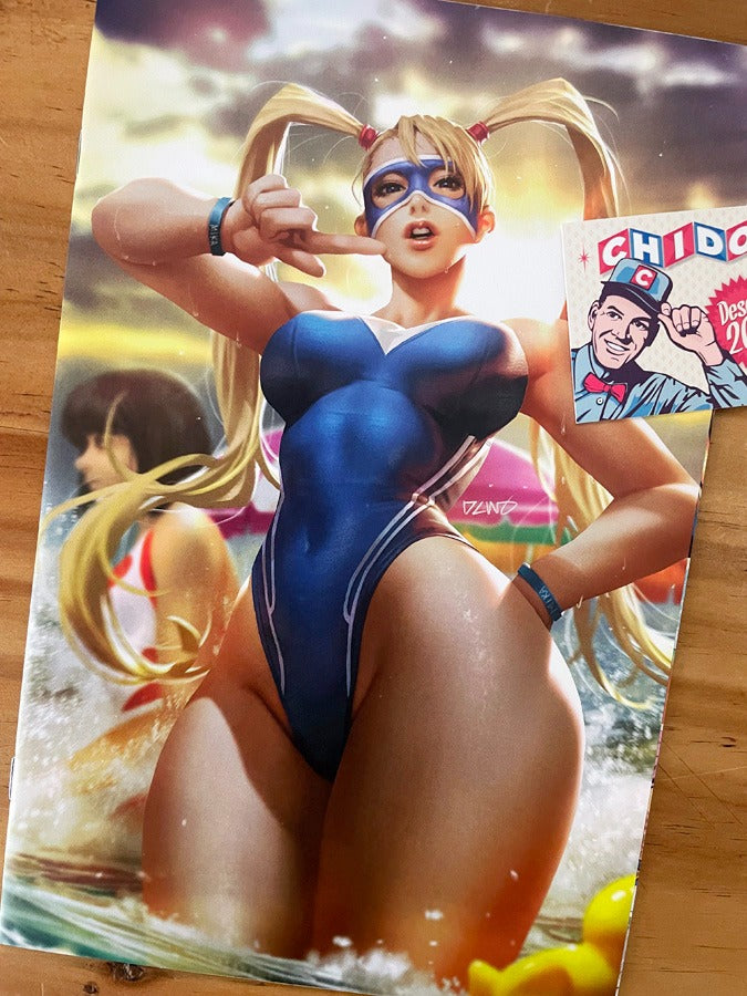 Comic - Street Fighter Swimsuit 2023 Chew Sexy Rainbow Mika