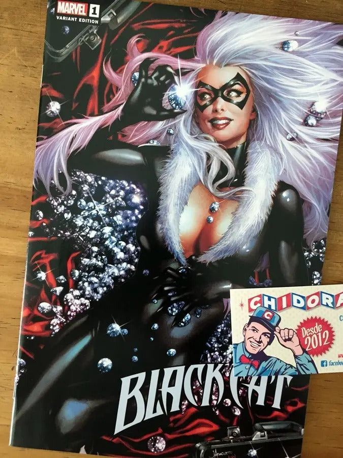 Comic - Black Cat #1 Anacleto Variant Spider-man