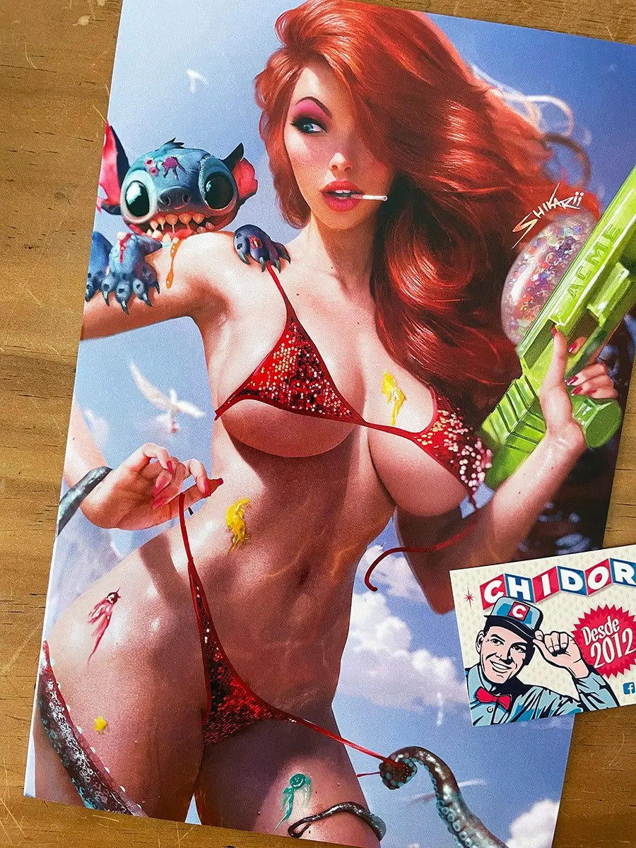 Comic - Jessi Zombie Hunter Shikarii Sexy Jessica Rabbit