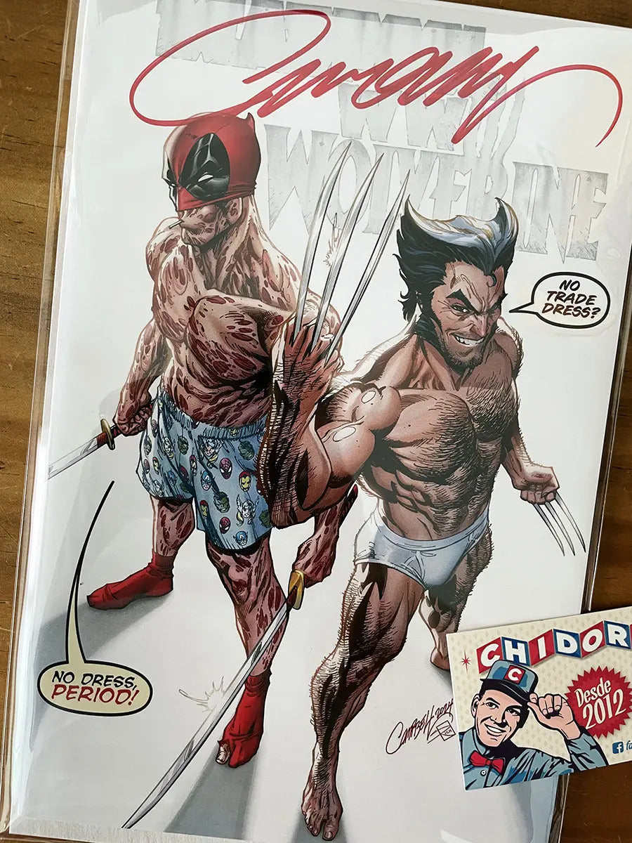 Comic - Deadpool Wolverine Wwiii #1 Cover B Scott Campbell