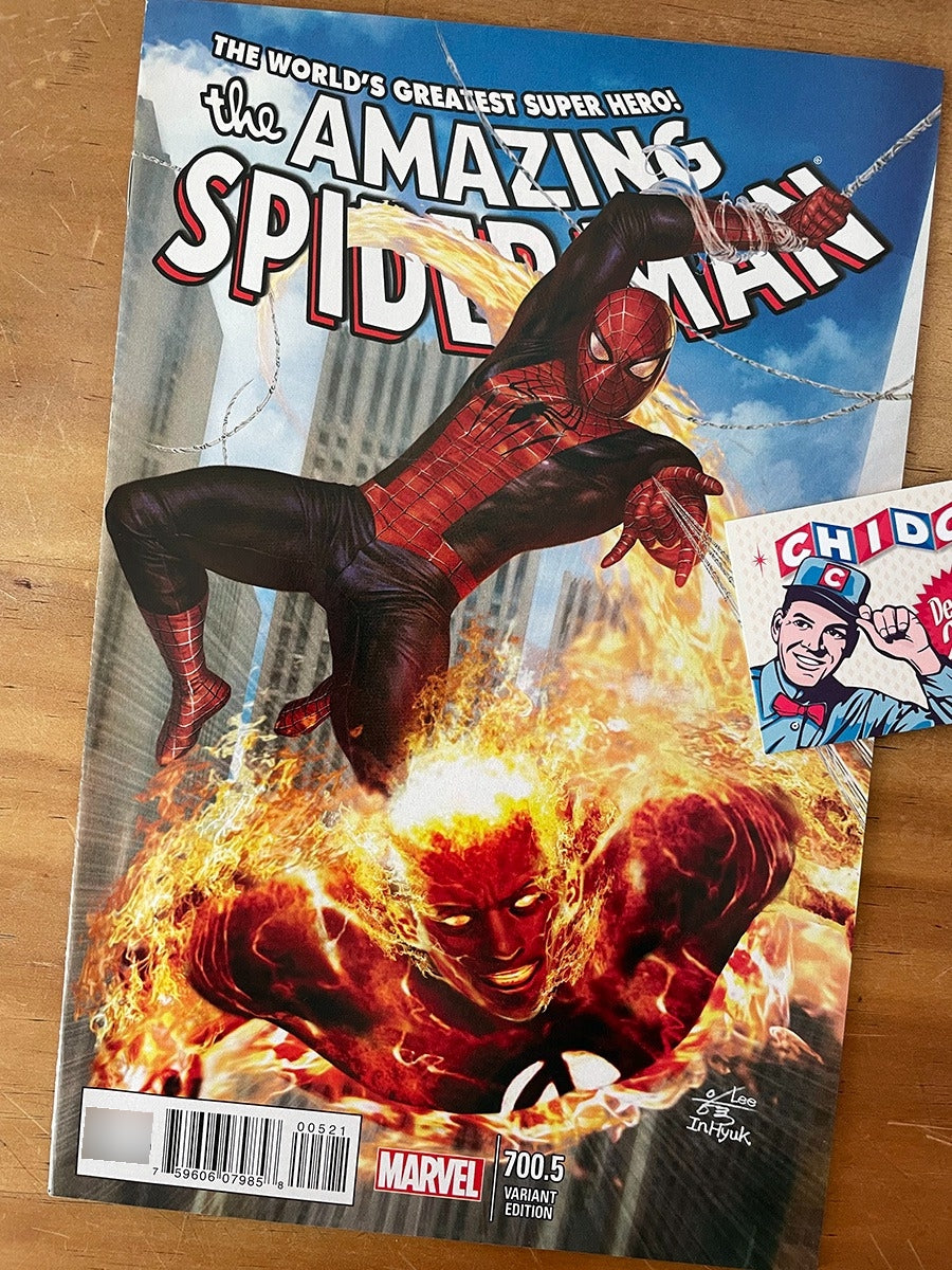 Comic - Amazing Spider-man #700.5 Human Torch Inhyuk Lee