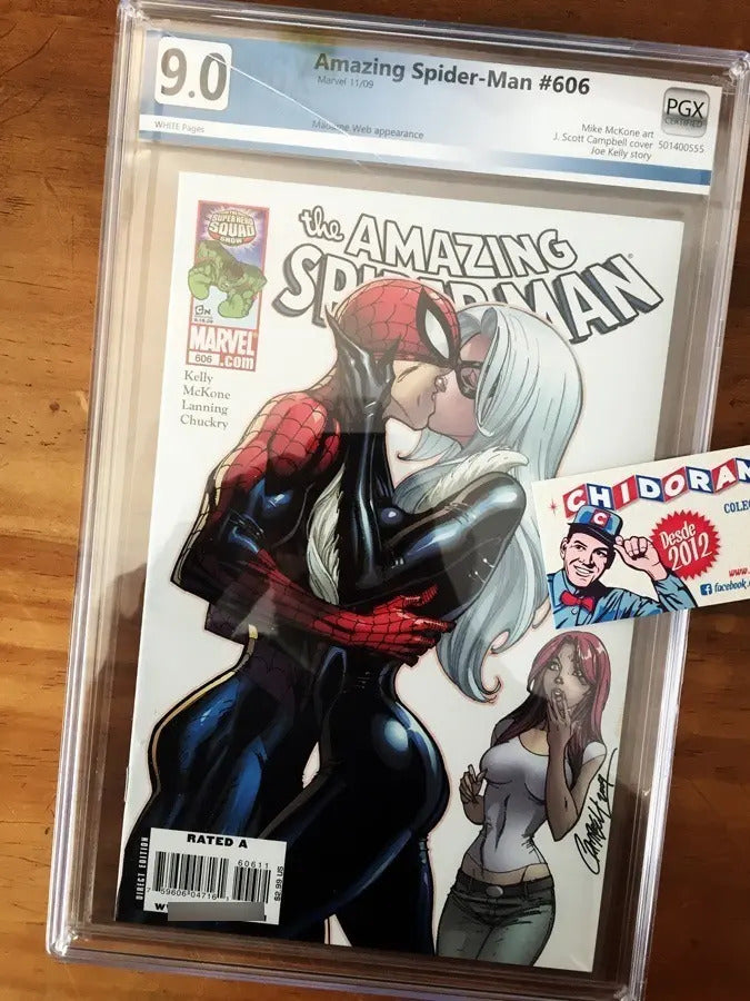 Comic Pgx - Amazing Spider-man #606 Scott Campbell Cgc
