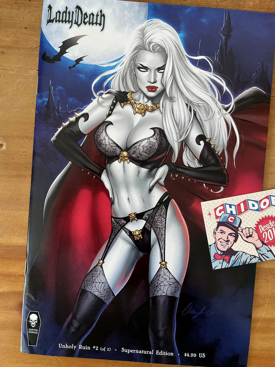Comic - Lady Death Unholy Ruin #2 Elias Chatzoudis Sexy