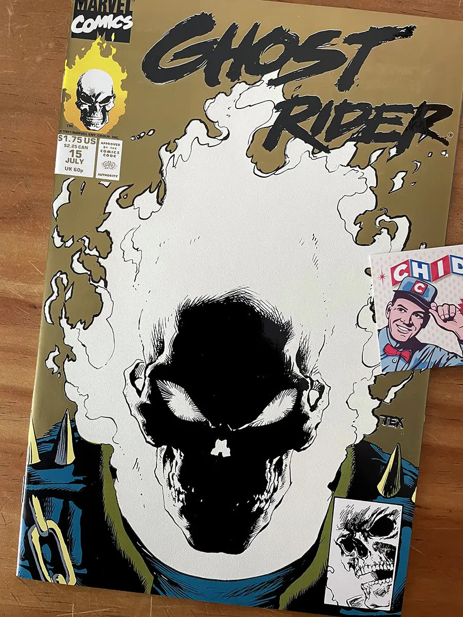 Comic - Ghost Rider #15 Gold Glow In The Dark Variant