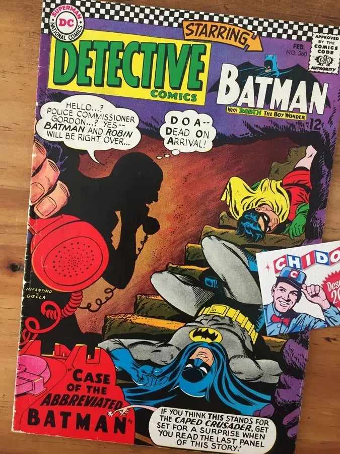 Comic - Detective Comics #360 Batman Robin