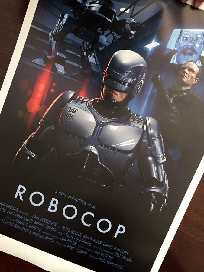 Print - Robocop Poster Taylor Firmado
