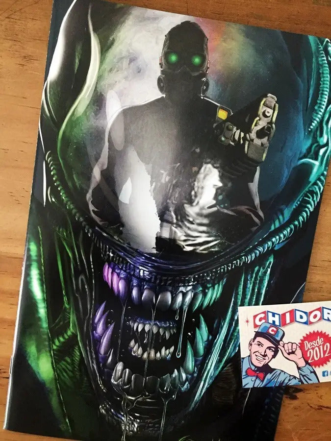 Comic - Alien #1 Greg Horn Variant Virgin Aliens Punisher
