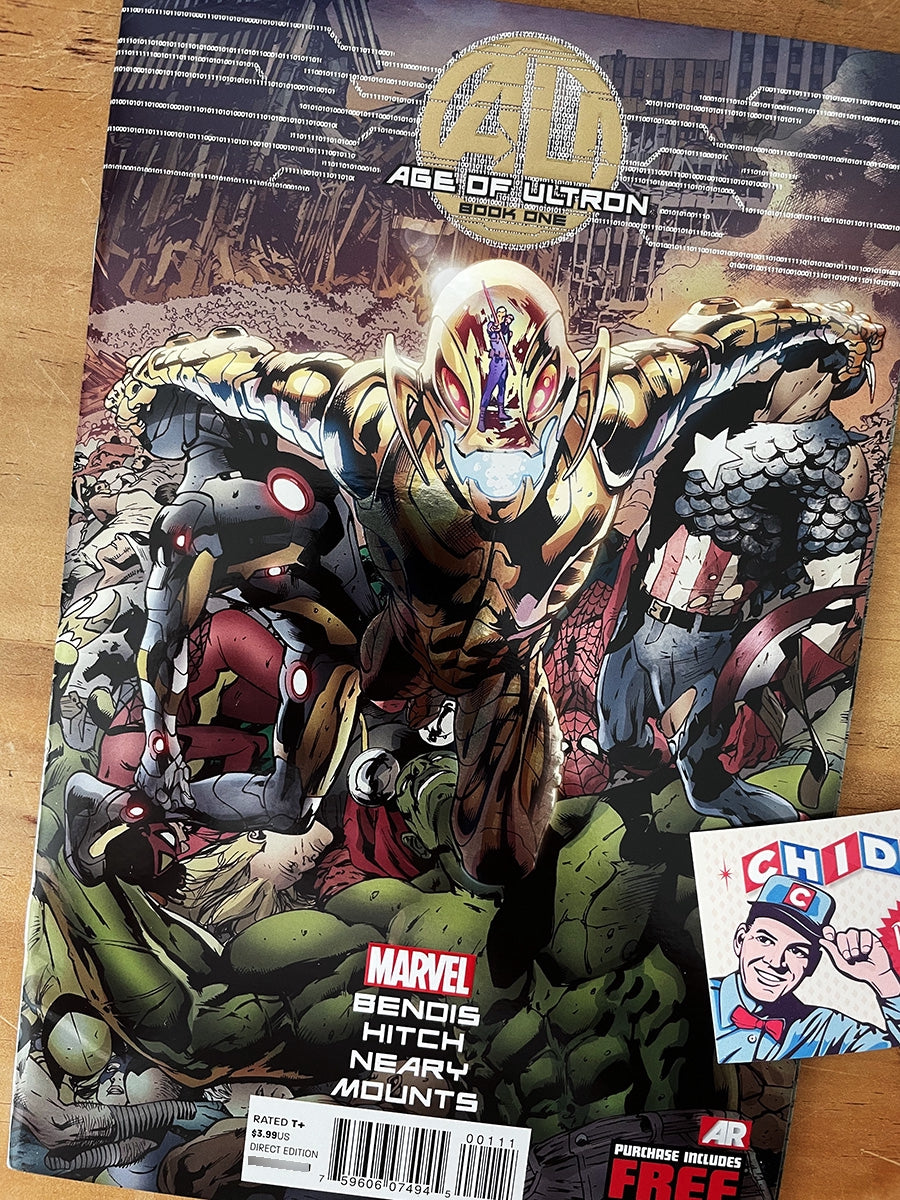 Comic - Age Of Ultron #1 Bryan Hitch Foil Cover