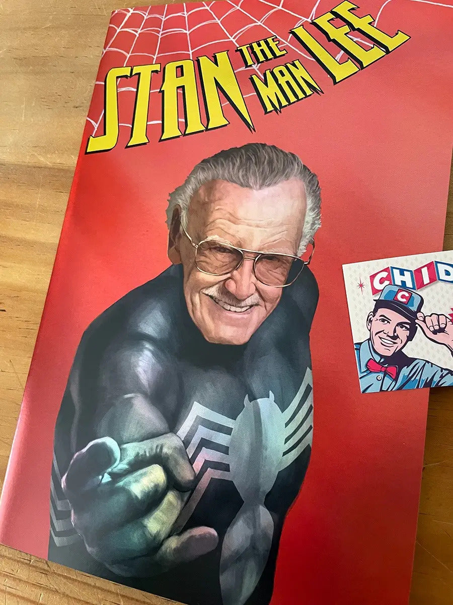 Comic - Stan Lee The Man Tributo Venom Black Spidey Foil