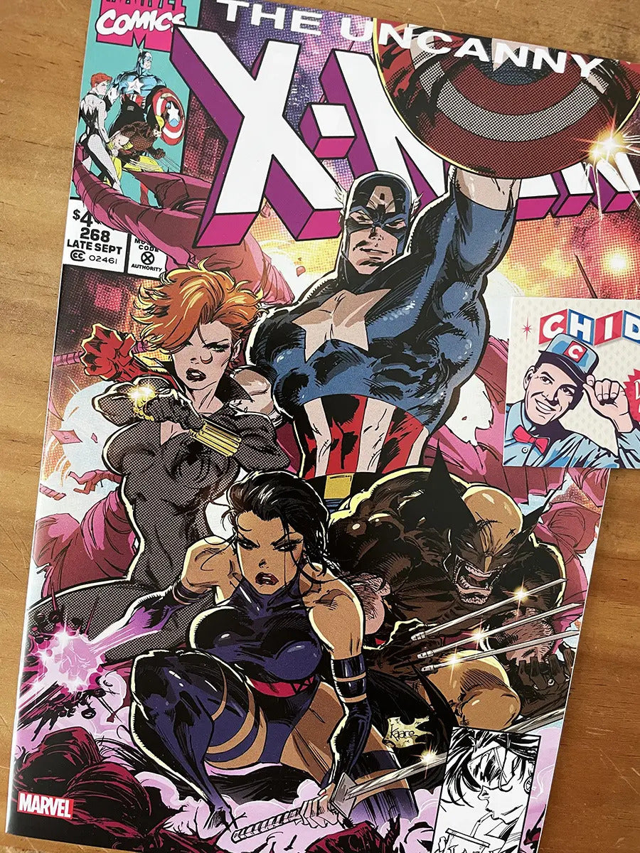 Comic - Uncanny X-men #268 Kaare Andrews Wolverine Psylocke