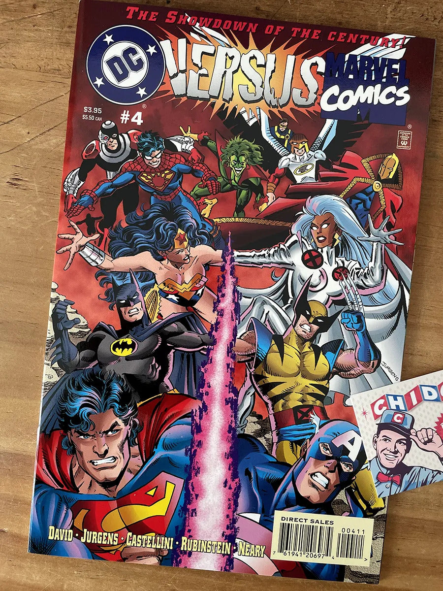 Comic Set - Marvel Vs Dc Wolverine Superman Spider-man