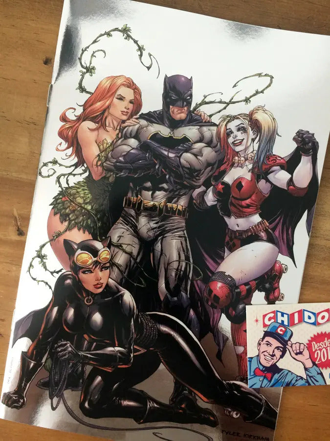 Comic - Batman Rebirth #1 Kirkham Foil Harley Scott Snyder