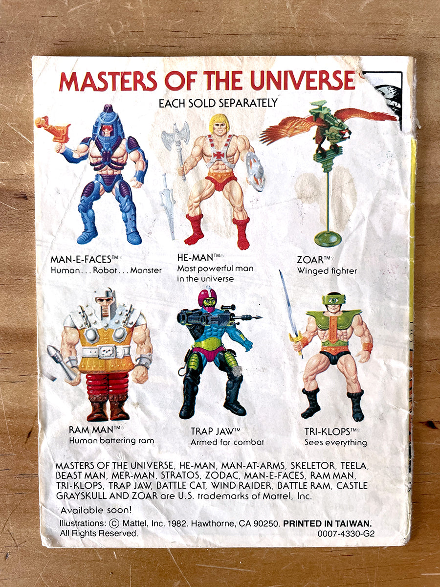 Mini Book - Masters Of The Universe 1982 Mattel Insect Motu